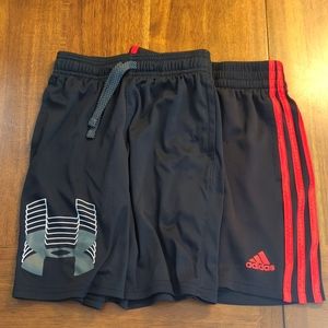 Boys Under Armour & Adidas Shorts - Small